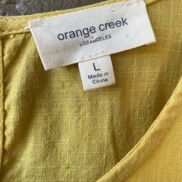 Orange creek Princess Seam Embroidered Top blouse - Picture 5 of 15